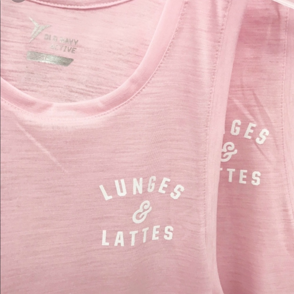 Old Navy Performance Muscle Tank- Lunges & Lattes